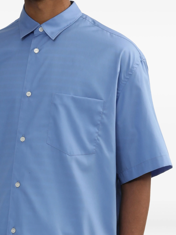 Cotton Broad Short Sleeve Shirt