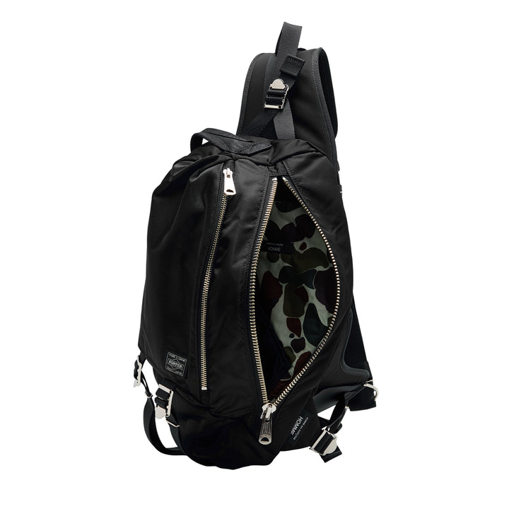 Nylon Twill Porter Single Crossbody