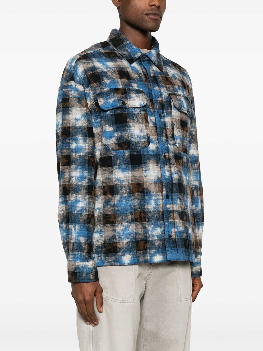 Curved Logo Check Shirt
