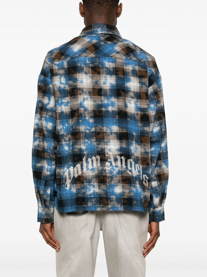 Curved Logo Check Shirt