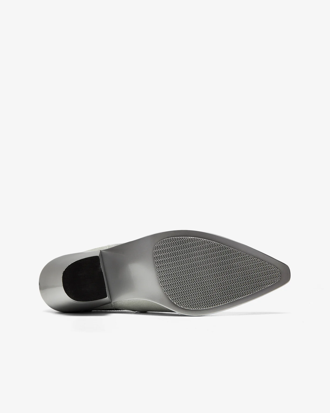 Goat Leather Metallic Embossed Heels