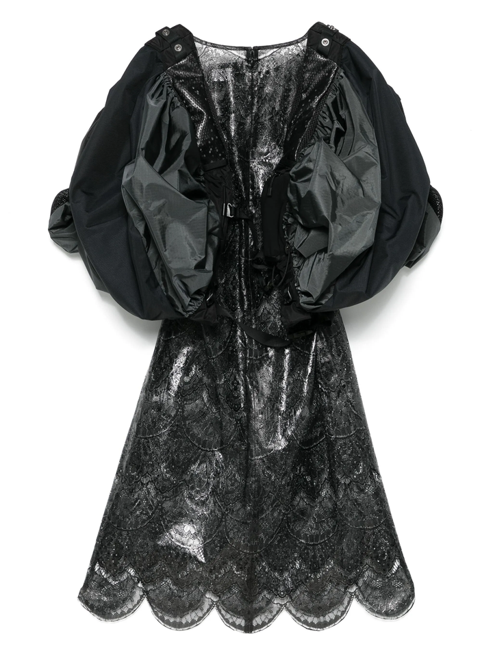 Polyester Scalloped Lace One Piece