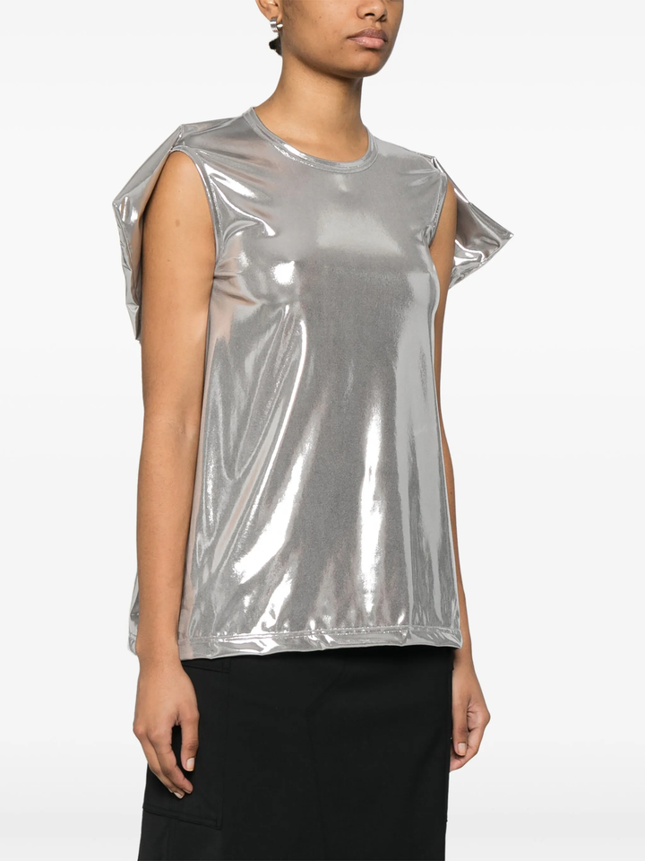 Polyester Foiled 2Way Blouse