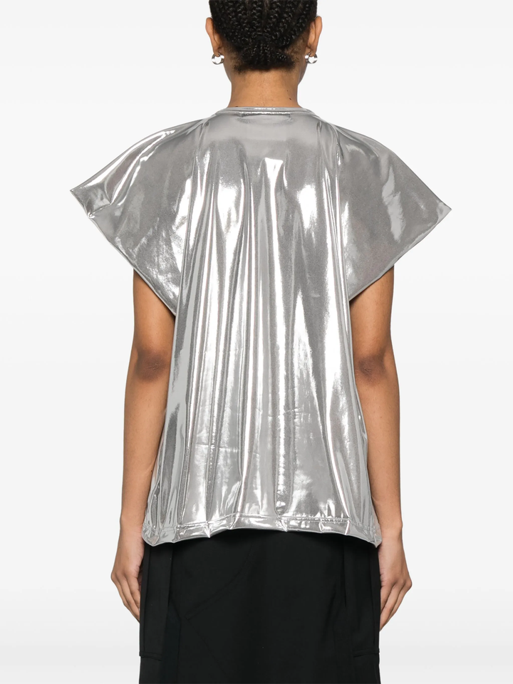 Polyester Foiled 2Way Blouse