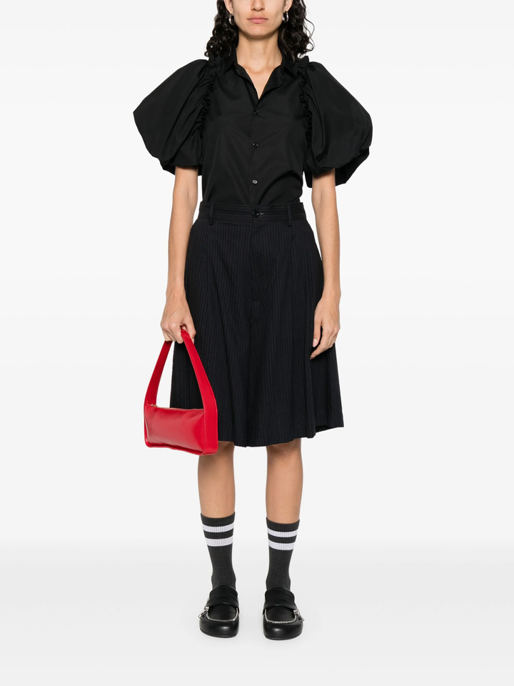 بلوزة قطن عريضة