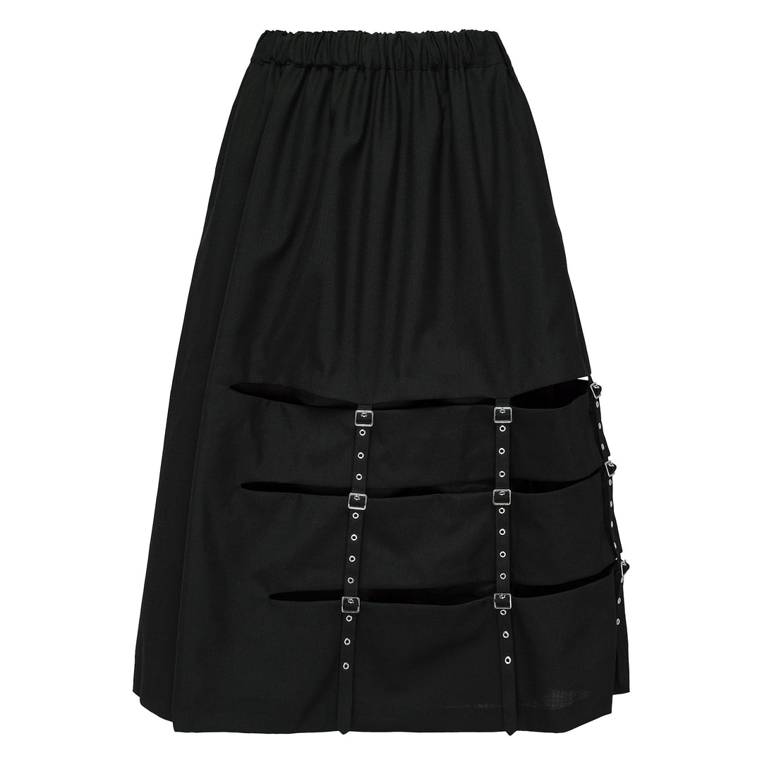 Wool Oxford Skirt