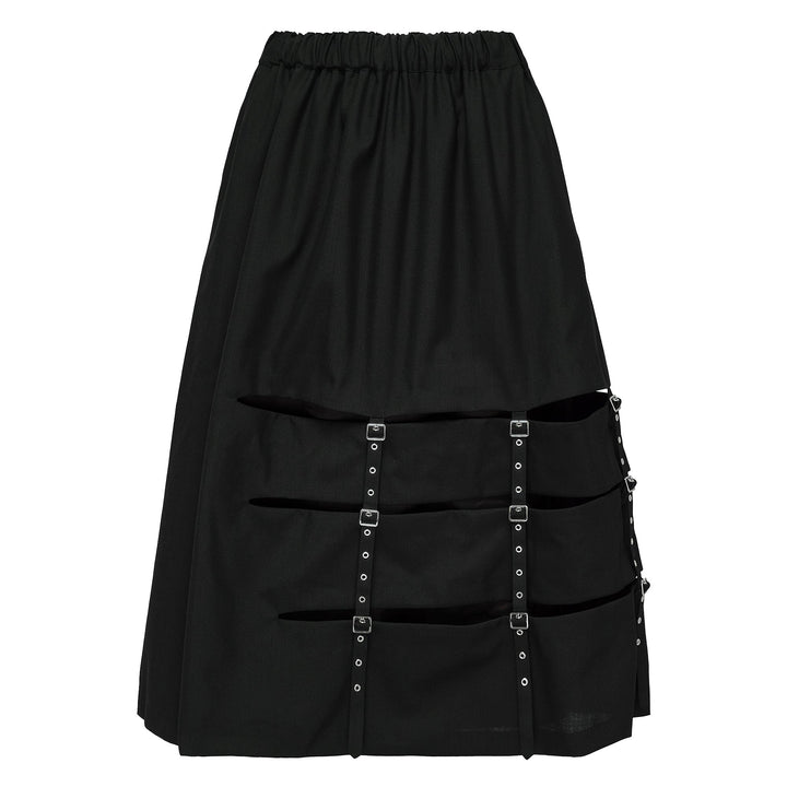 Wool Oxford Skirt