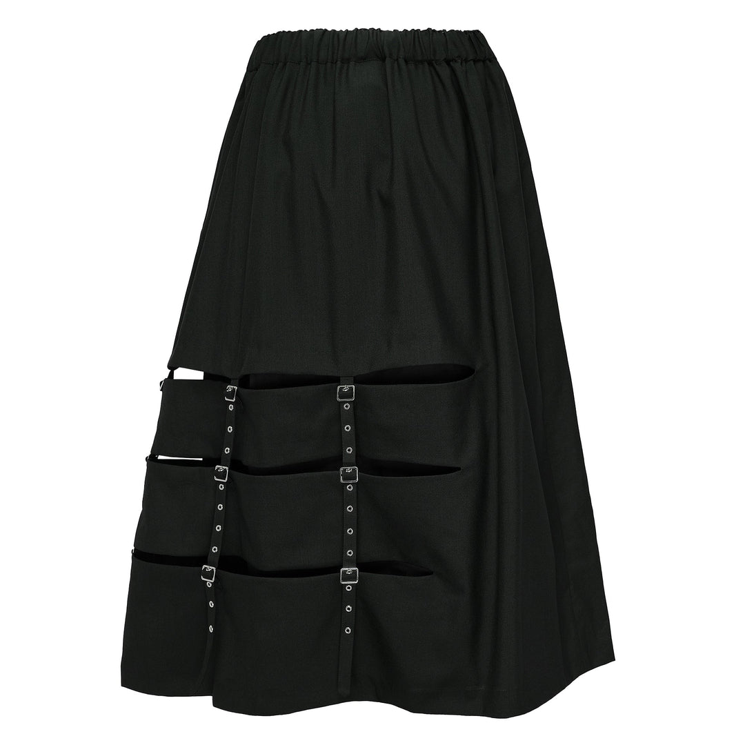 Wool Oxford Skirt
