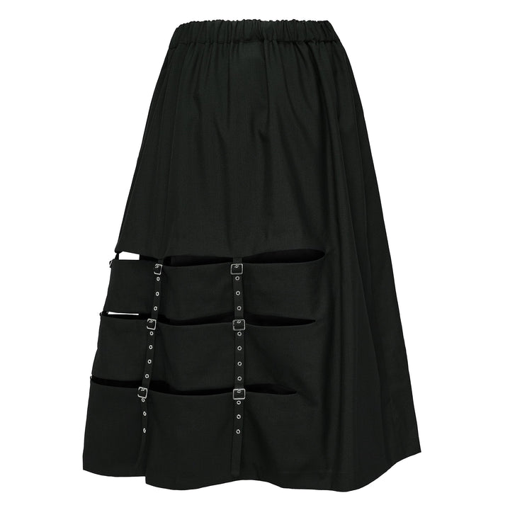 Wool Oxford Skirt