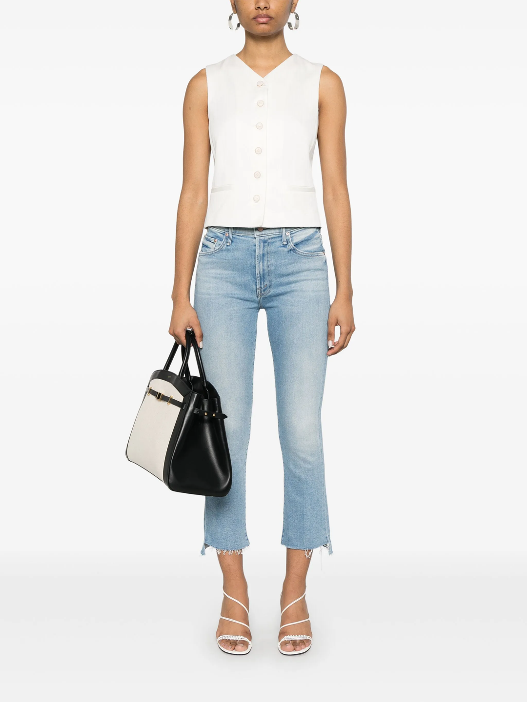 The Insider Crop Step Fray Jeans