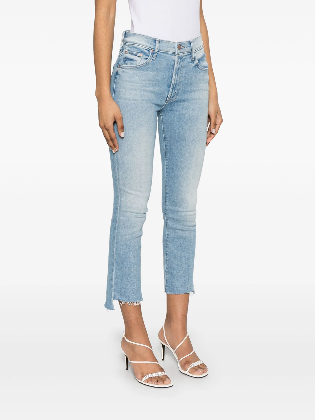 The Insider Crop Step Fray Jeans