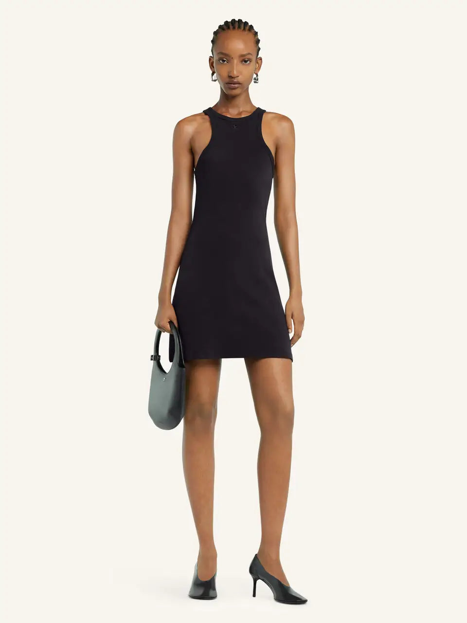 Contrast Scuba Mini Dress