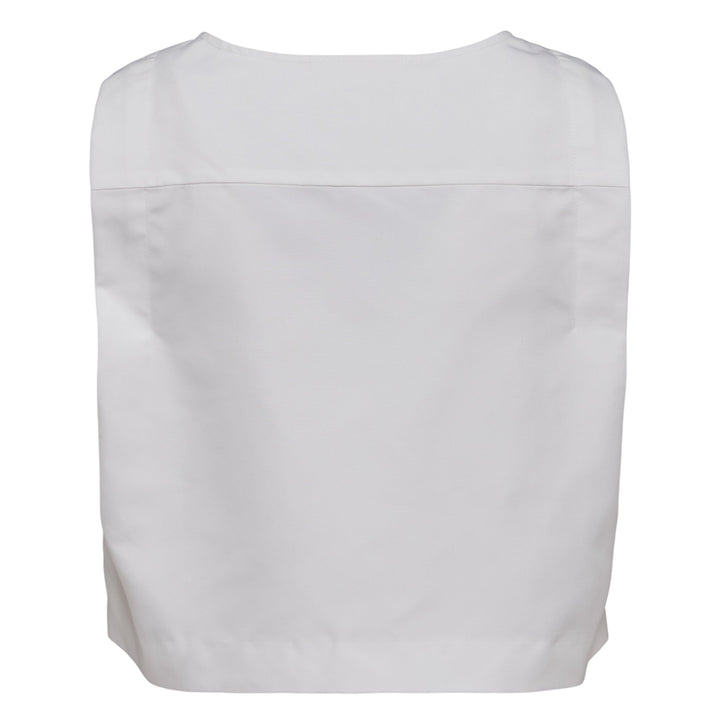 Poly Fine Canvas Cropped Top