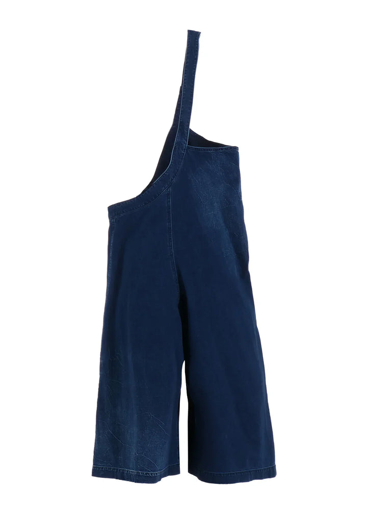 8OZ Bleached Vintage Like Denim Jumper Pants