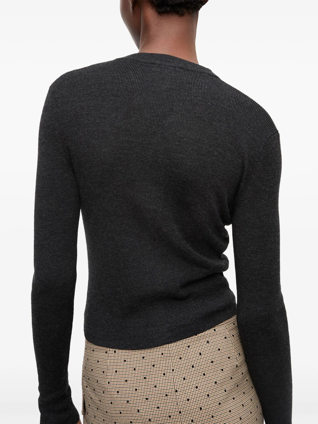 Mini Ribbed Merino Cardigan