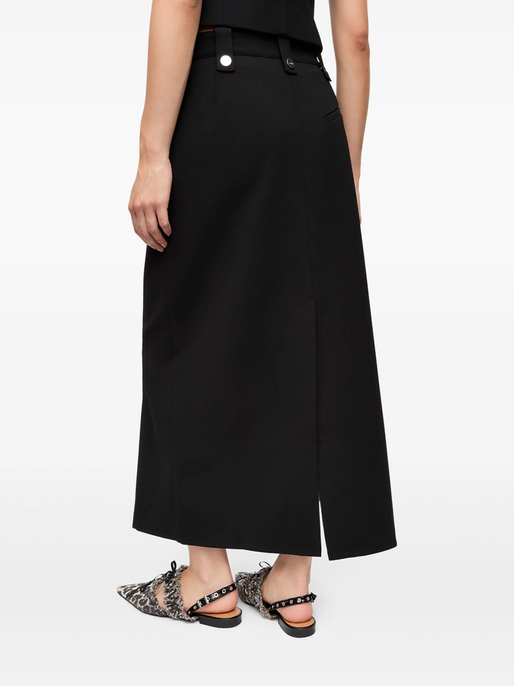 Bonded Crepe Long Skirt