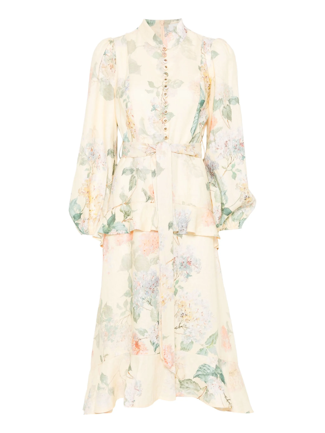 فستان بيلبوم ميدي إلومينيت