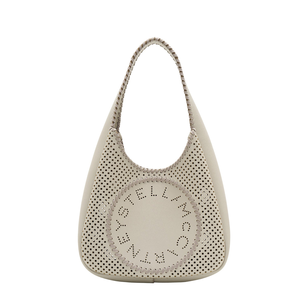 Logo Small Hobo Tote Perforate