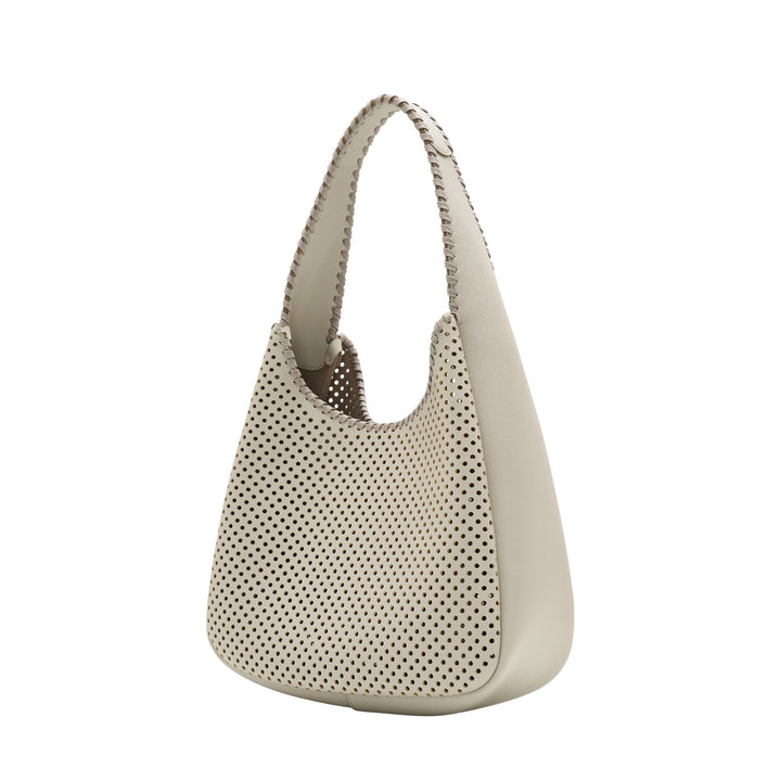 Logo Small Hobo Tote Perforate