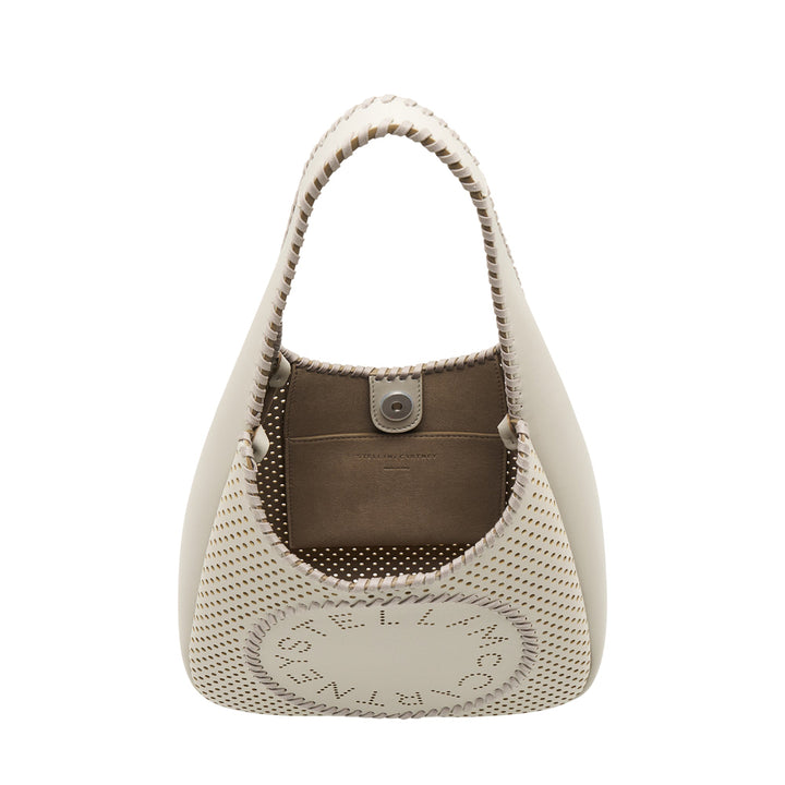 Logo Small Hobo Tote Perforate