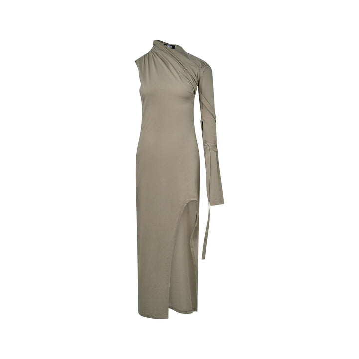 Asymmetry Drape Dress