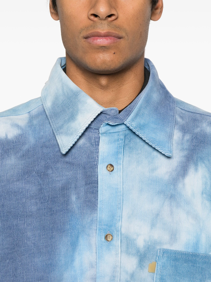 Unisex Tie-Dye Corduroy Overshirt