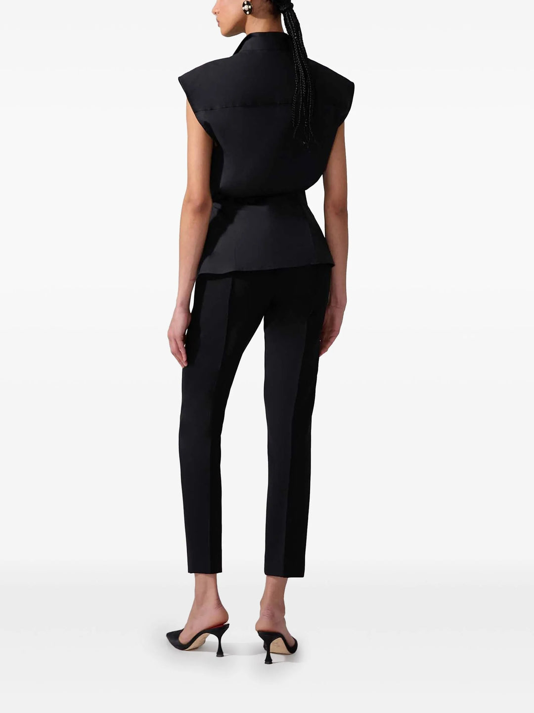 Sleeveless Wrap Top