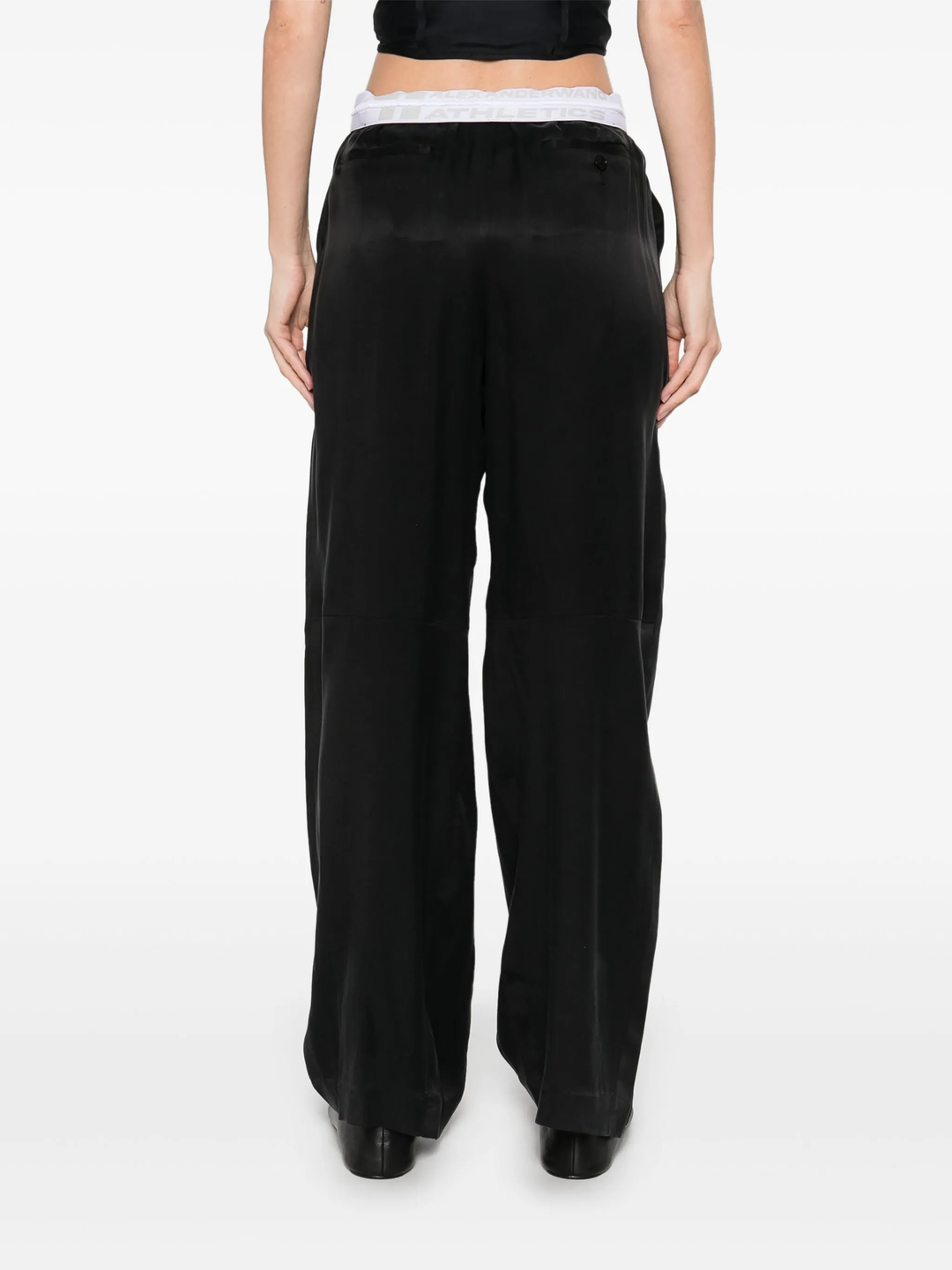 Pre-Styled Trouser With Turn-Down Waistband