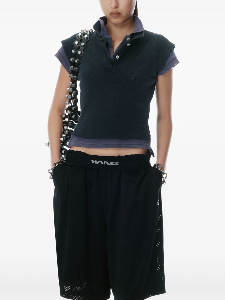 Layered Shrunken Polo