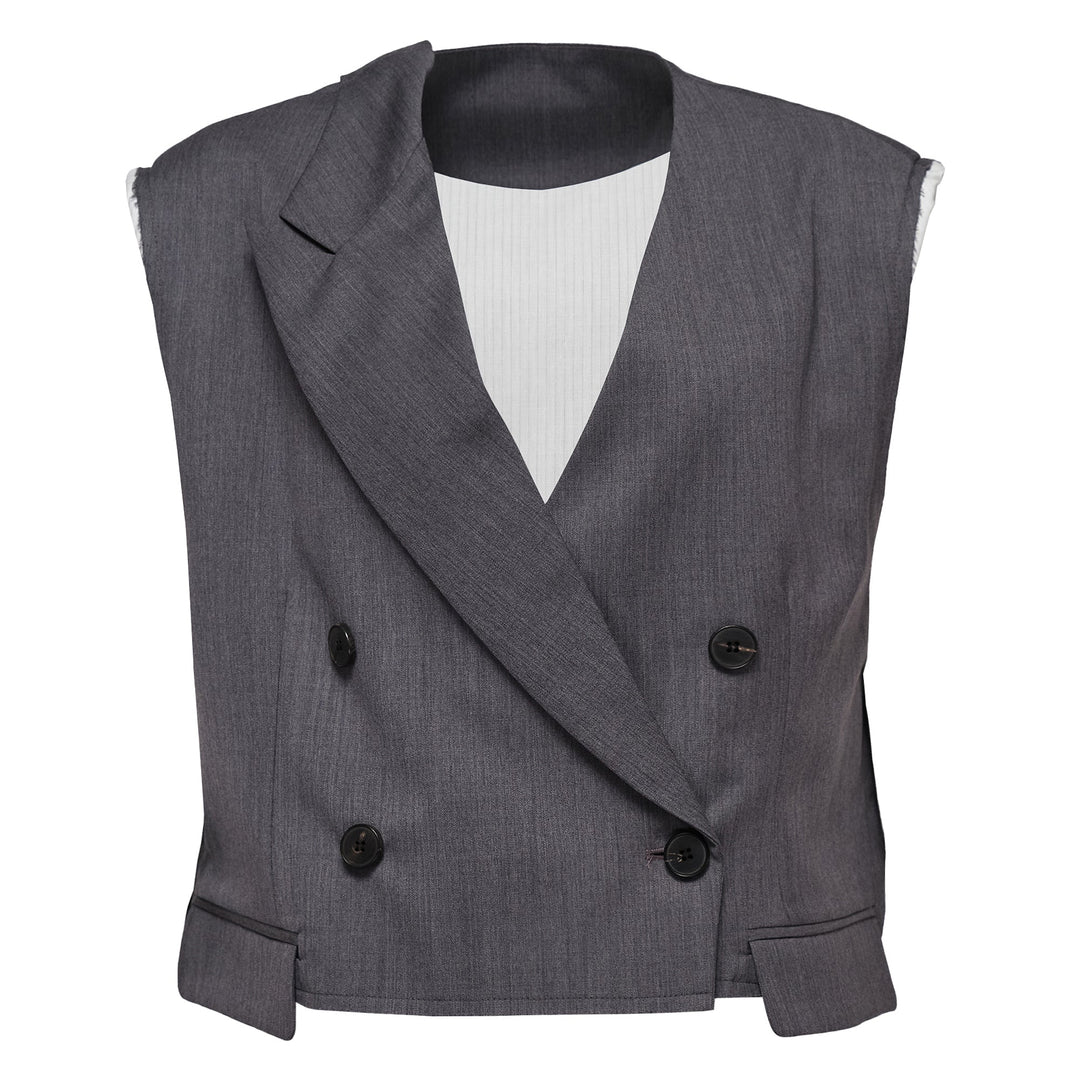 Cropped Vest