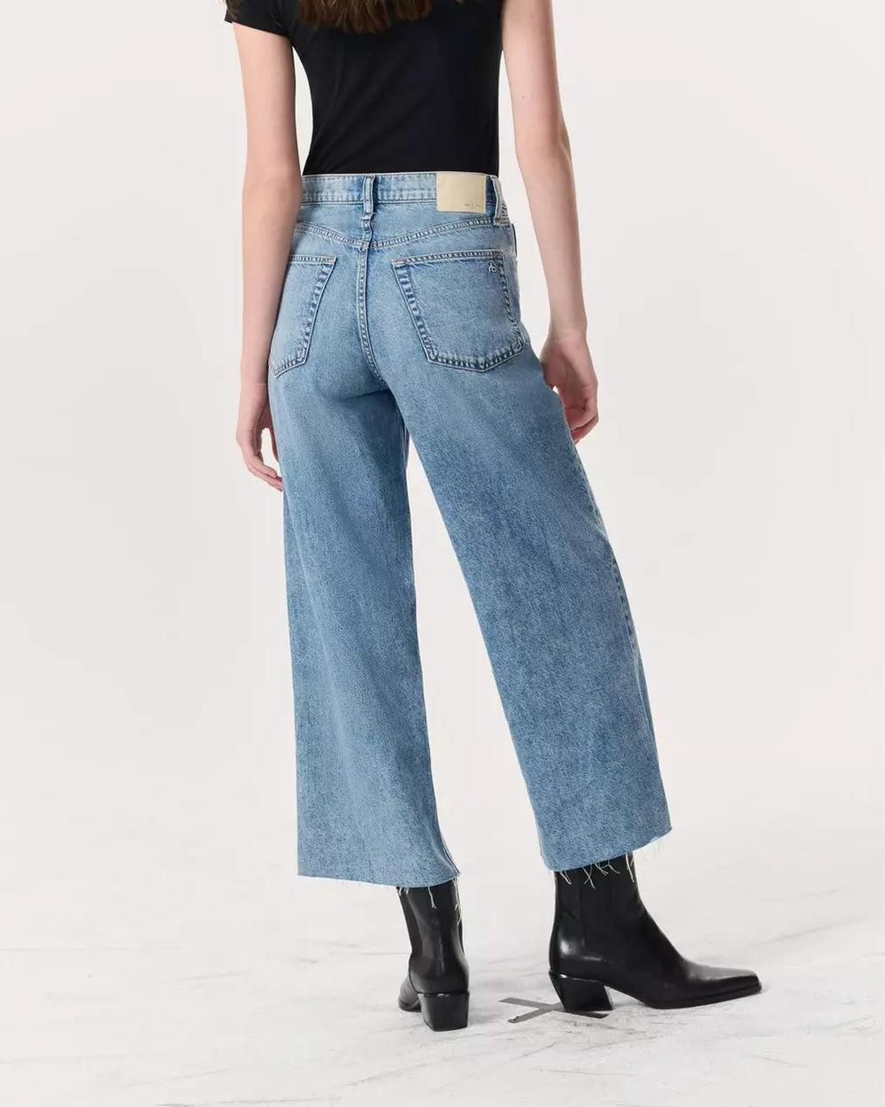 rag & bone Featherweight Andi High-Rise Ankle-Length Jeans - view 2