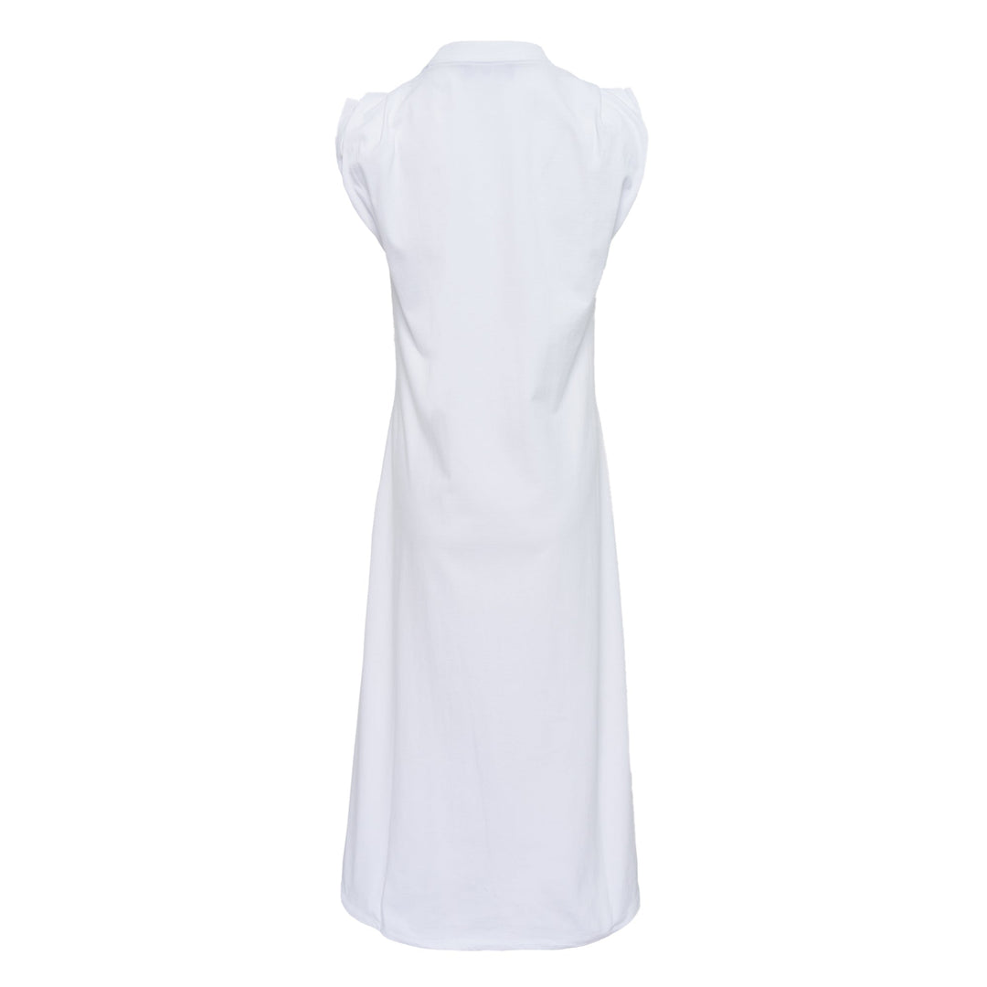 Pulled Shoulder Maxi Dress