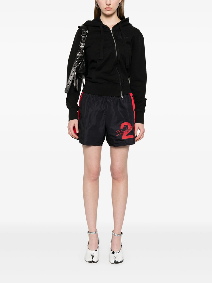 Womens Snap Shorts Woven