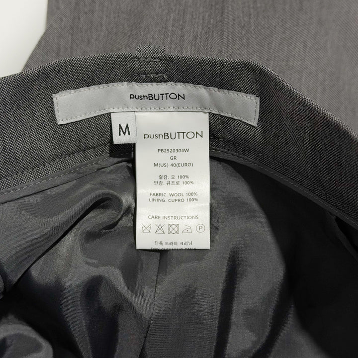 Grey Shoulder Puff Pants