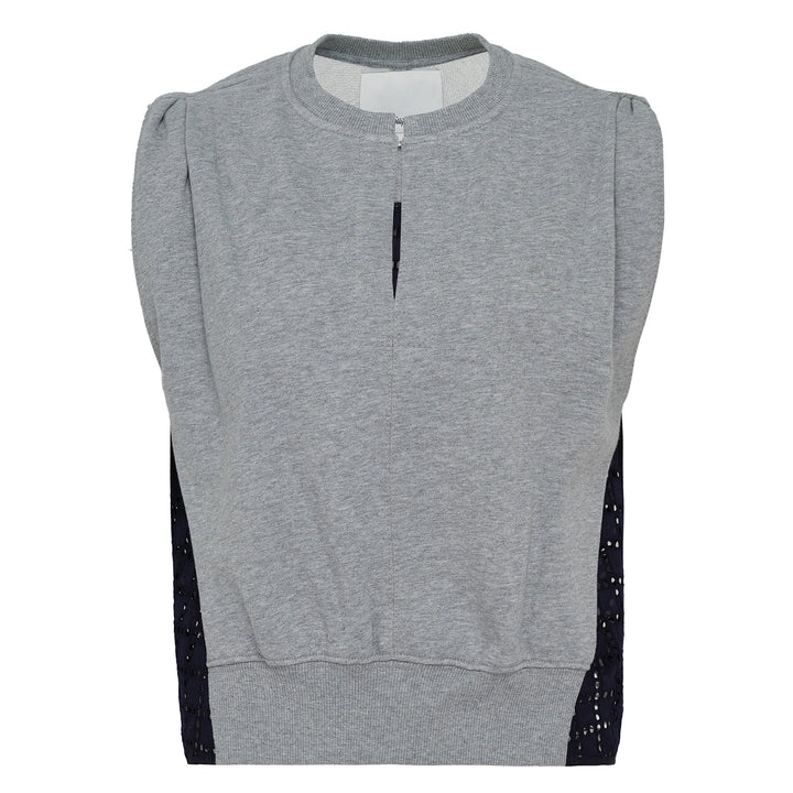 Slvls French Terry Top W Brode