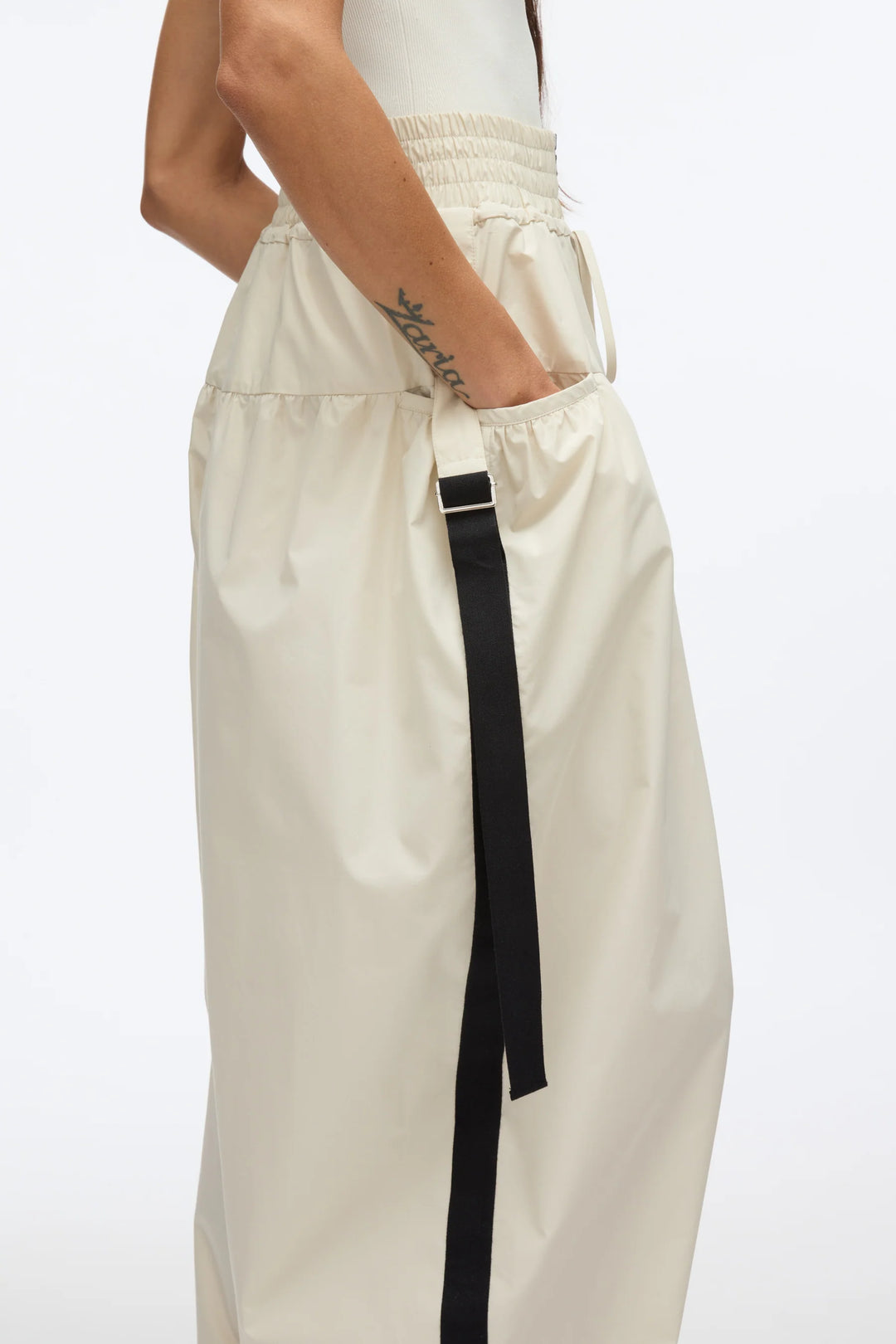 Wide Leg Pant With Zipper
