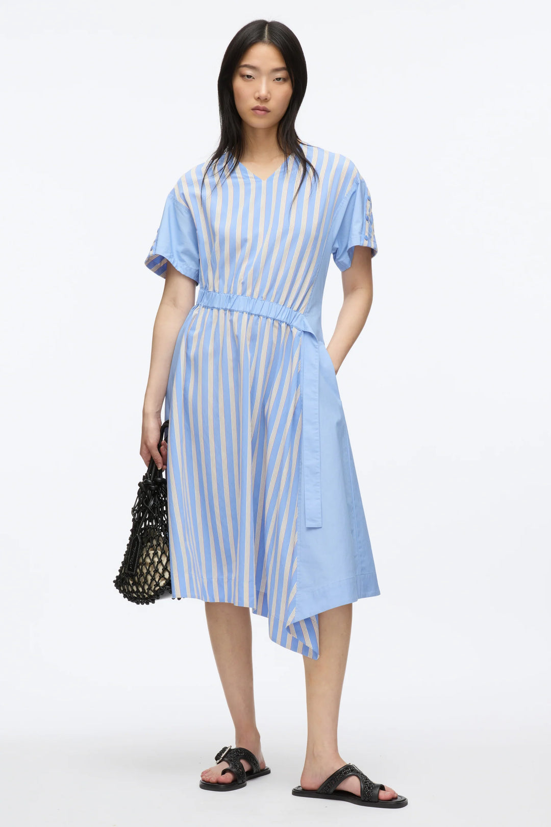 Dress With Asymmetric Elastic