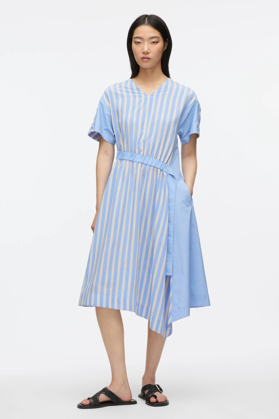 Dress With Asymmetric Elastic