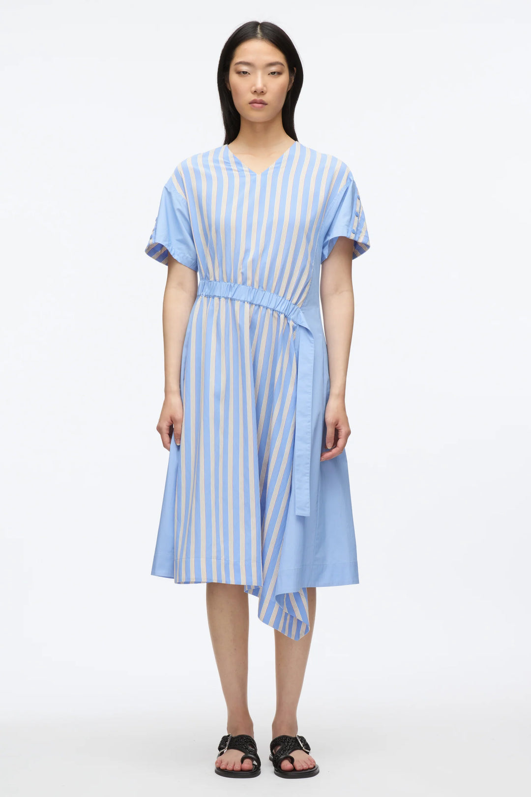 Dress With Asymmetric Elastic