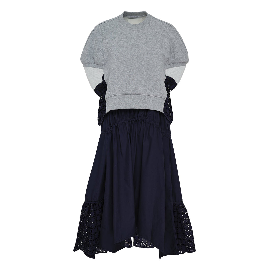 French Terry Combo Dress