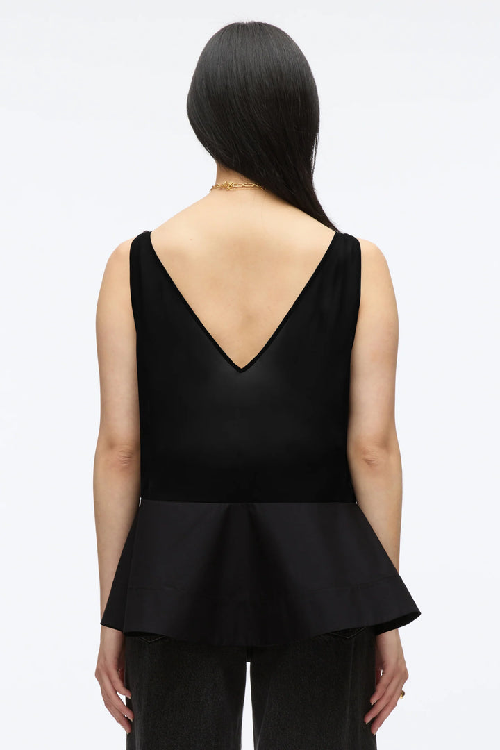 Peplum Tank With Lace