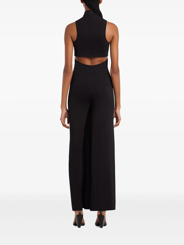 Mockneck Crepe Jersey Bodysuit