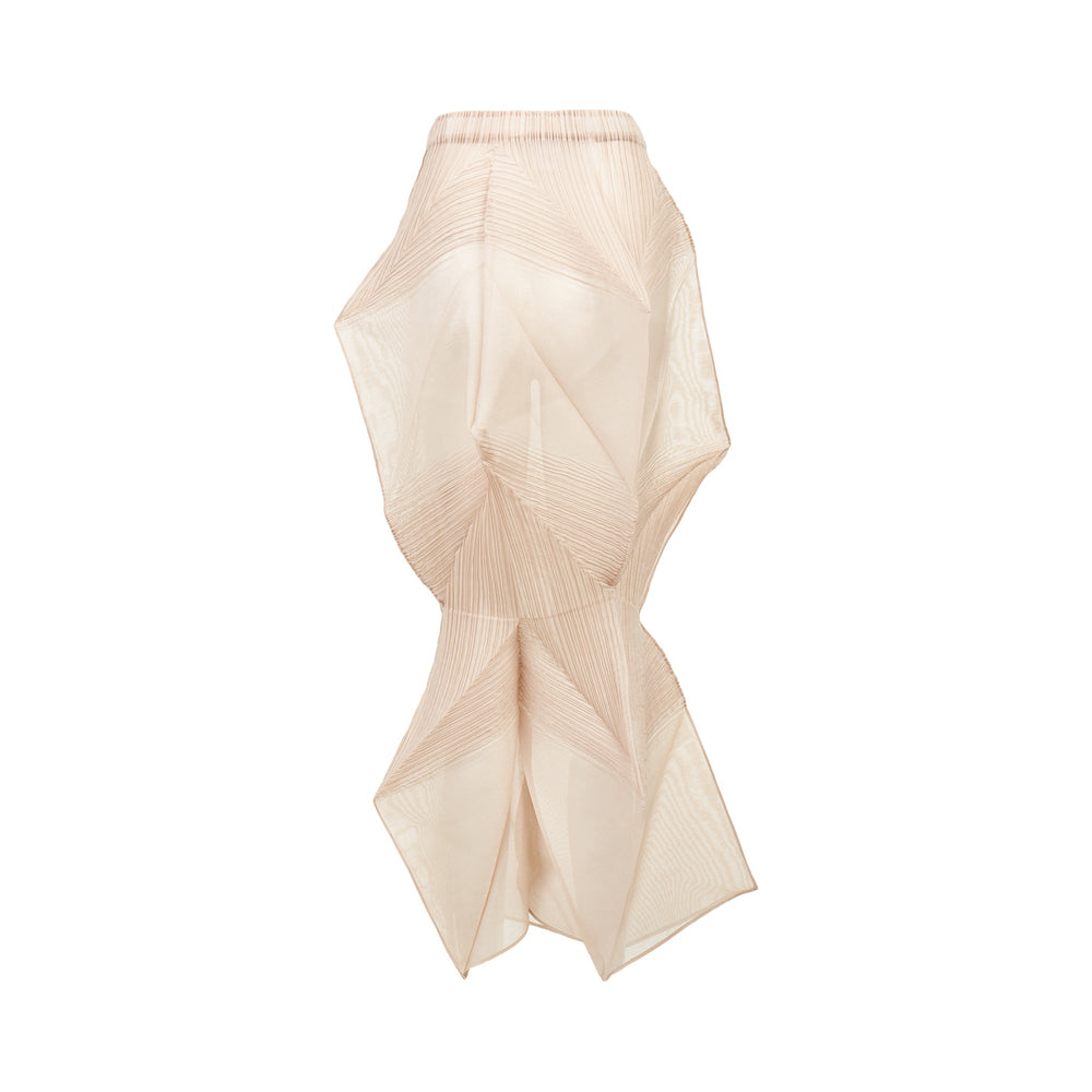 ISSEY MIYAKE Shade And Shaded Pleated Skirt - view 2