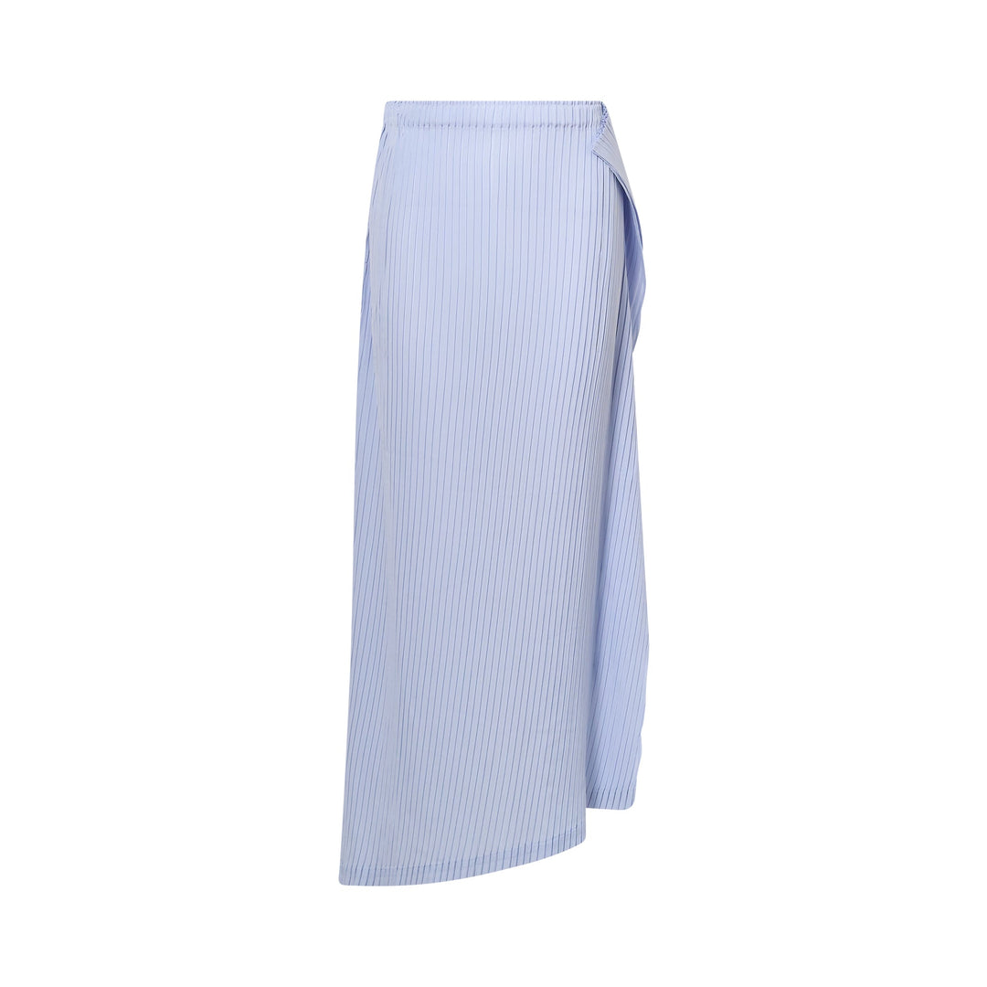 Shadow Study Pleats Solid Skirt
