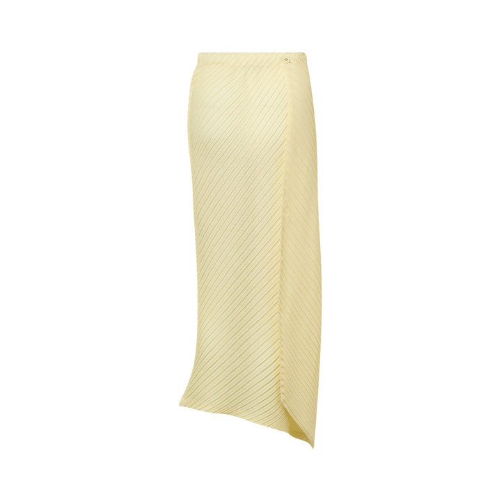 Sheer Linen Pleats Skirt