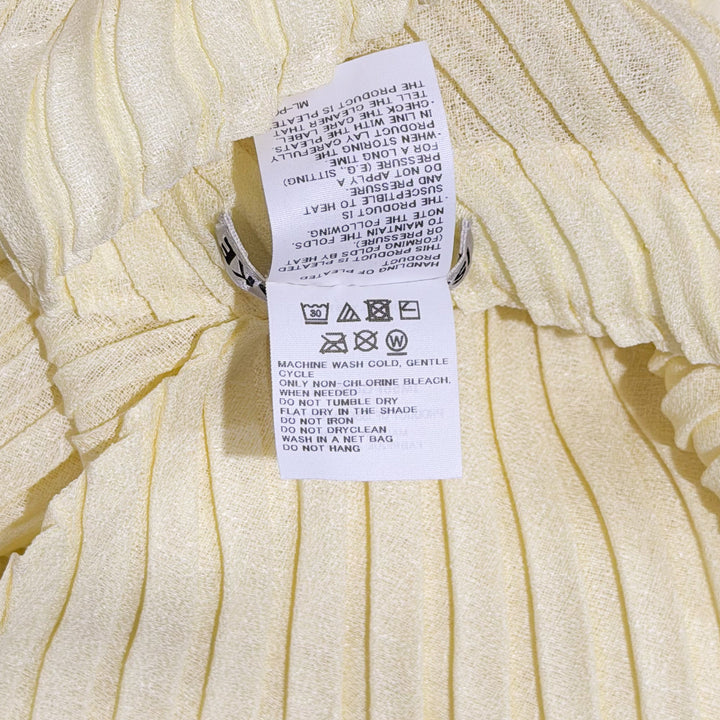 Sheer Linen Pleats Skirt