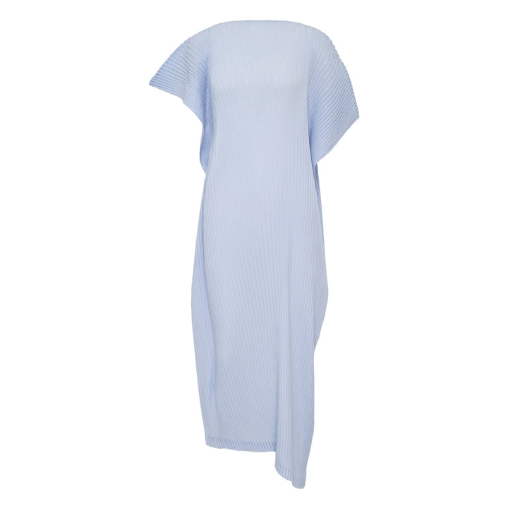 Shadow Study Pleats Solid Dress