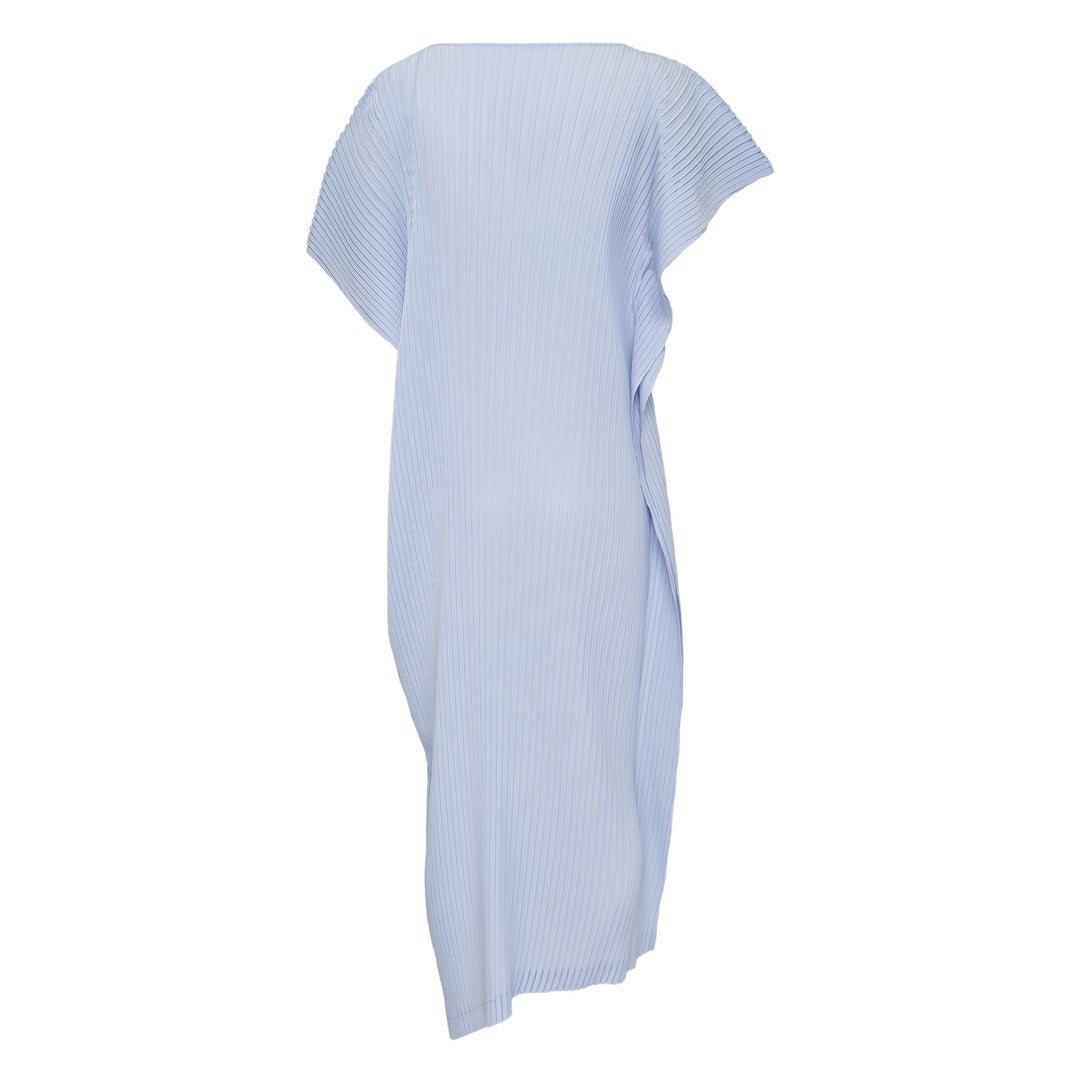 Shadow Study Pleats Solid Dress