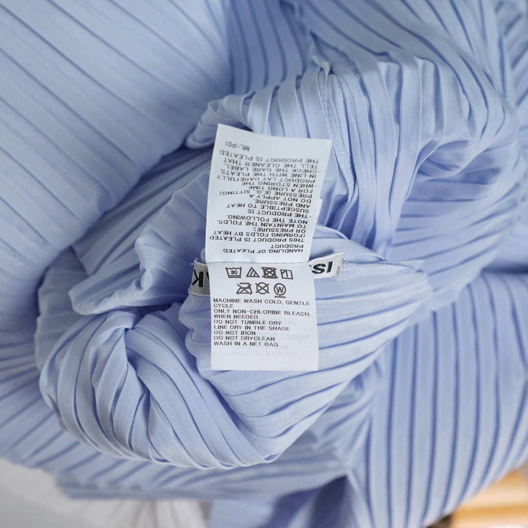 Shadow Study Pleats Solid Dress