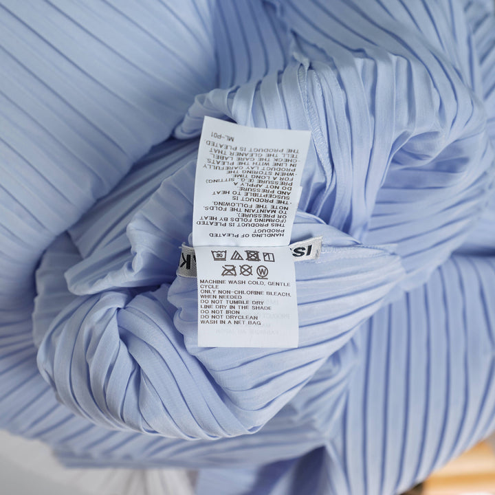 Shadow Study Pleats Solid Dress